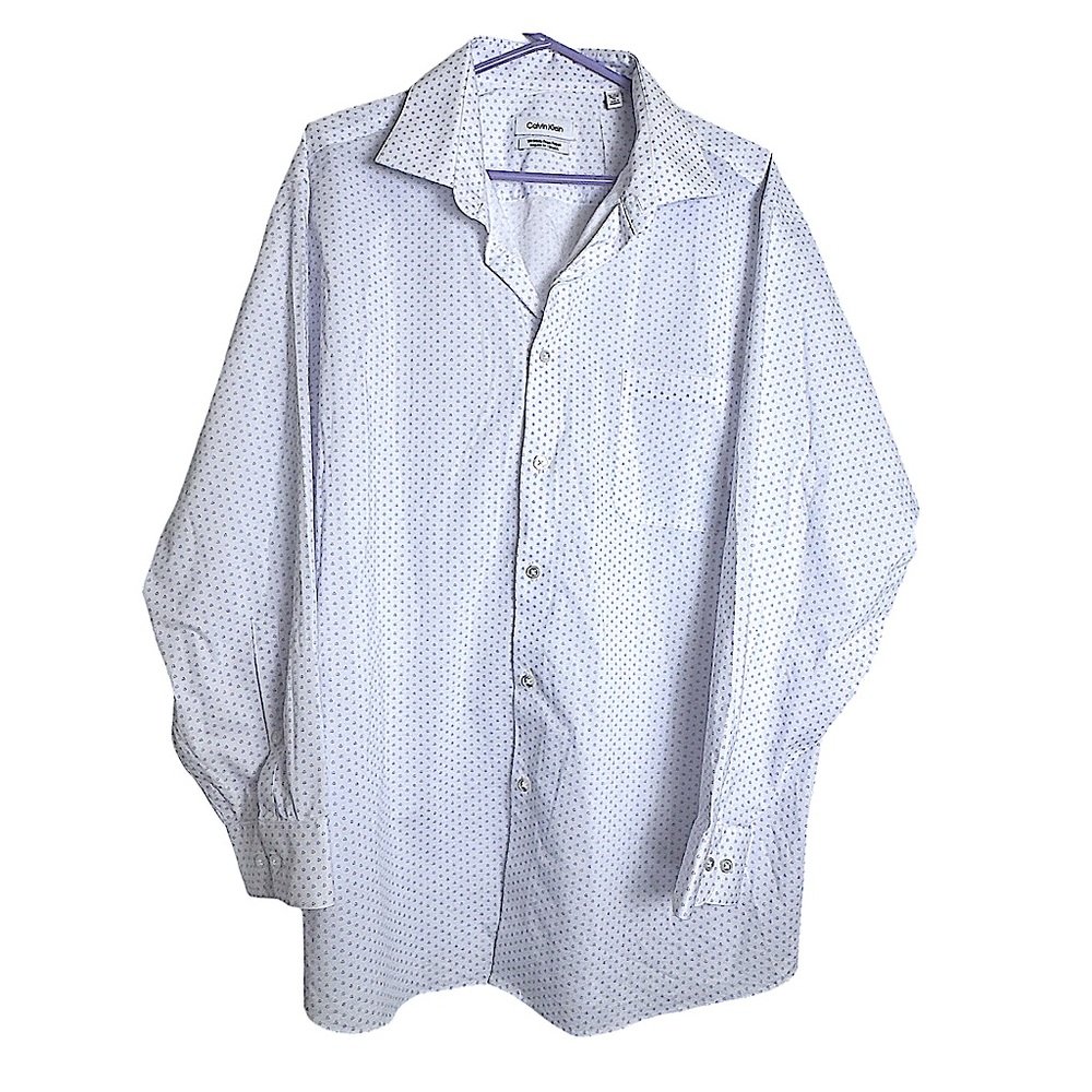 NWOT Calvin Klein Wrinkle Free Fresh Dress Shirt‎ - XL